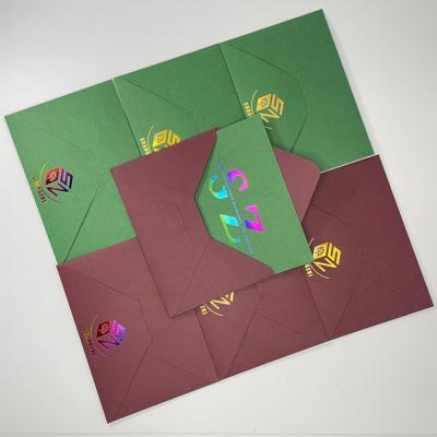 China Custom Handmade Envelope Wedding Gift Envelope Birthday Christmas Greeting Card Wholesale Paper High Quality for sale