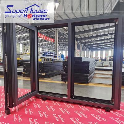 China Canada Cold Weather Use Home Window Tilt Turn Window 0.13 U Passive Swing Factor For Villa Home for sale