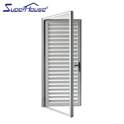 China 2017 Swing Design Jalousie Storm Door Internal French Doors for sale