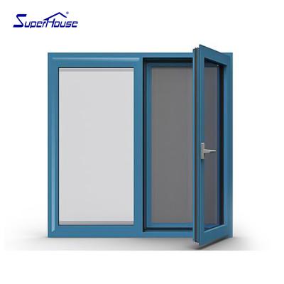 China Swing Aluminum Thermal Break Frame Tilt And Turn Window Double Glazed Window for sale