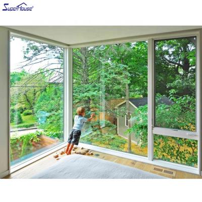 China Fixed Aluminum Fixed Windows Arched Window Panoramic Window Shaped Window With Double Glass for sale