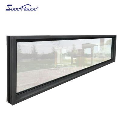 China Large Folding Panoramic Window Panoramic Screen Window Floor To Fixed Ceiling Window for sale