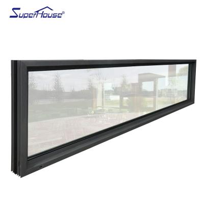 China Modern Impact Resistant Storefront Fixed Store Window Picture Area Cyclone Proof Hurricane Front Window for sale