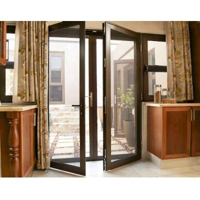 China Rustic Housing Aluminum Exterior Entry Doors Swing Casement Doors for sale