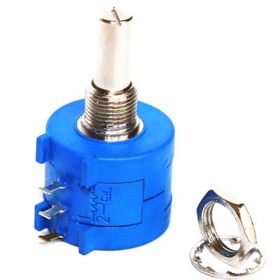 China Weld Hook WXD3590 1K 2K 5K 10K 20K Variable Resistor Precision Rotary Audio Wirewound Potentiometer for sale