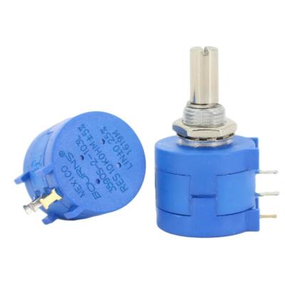 China Potentiometer 3590S-2-103L 10K Variable Multi-Turn Ohm Precision Rotary Wirewound Potentiometer For BOURNS for sale