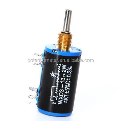 China Manufacturer WXD3-13 10 Turn 6mm Wirewound 8mm Potentiometer WXD3-13 for sale