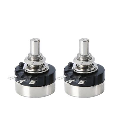 China 1W WX110 Single Wirewound Potentiometer 2.2k 5% Ohm Turn 10K WX110 Potentiometer WX 110(010) for sale