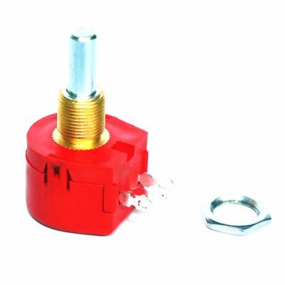 China WX118 Variable Resistor Single-Turn Potentiometer 1W Rotary Switch Potentiometer for sale