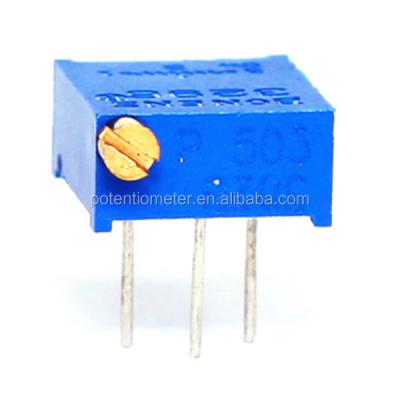 China Trimmer potentiometer trimmer b10k 103 value 3296P 503 potentiometer for sale