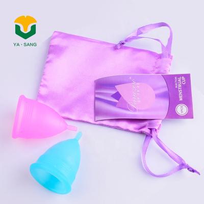 China Soft and Reusable Custom Silicone High Quality Reusable Menstrual Cup for sale