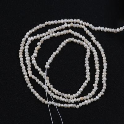 China Jewelry 1.7mm Tiny Bead Loose Beads Natural Potato Freshwater Beads Tiny Strand for sale