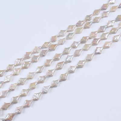 China Jewelry 15x11mm Cultured White Natural Star Shape Loose Beads Freshwater Pearl Strand For Jewelry Making for sale