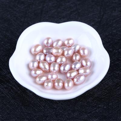 China Wholesale Natural Rice Shape Freshwater Pearl 7-7.5mm Jewelry for sale