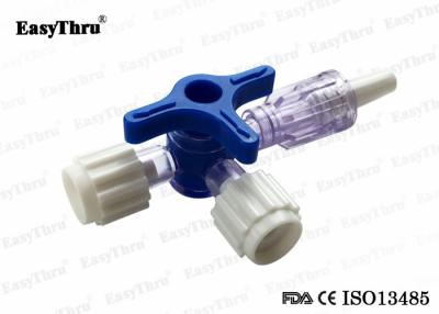 China Plastic Medical Three Way Stopcock , Multipurpose Luer Lock Stopcock for sale