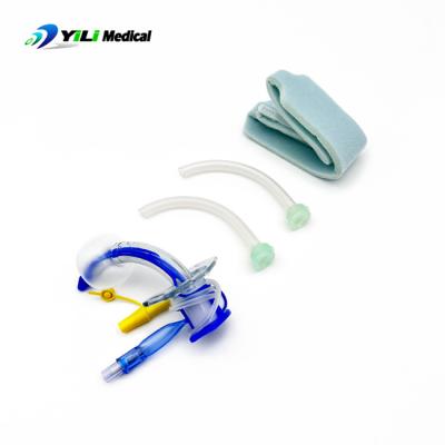 China Disposable Adult Sizes Medical Grade PVC Tracheostomy Tube With Suction Lumen zu verkaufen