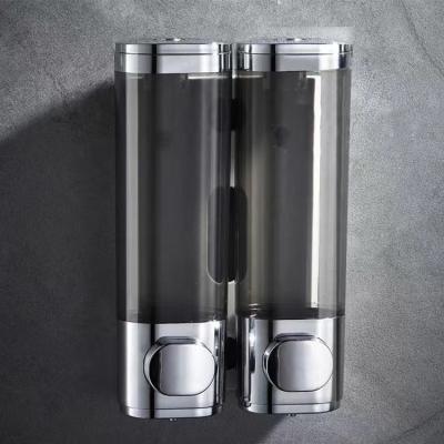 China Double Soap Dispenser Kitchen hotel bathroom plastic induction disinfection spray foam dispenser for sale