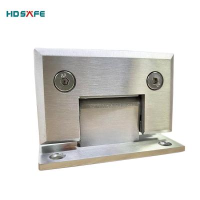 China Modern 304 Stainless Steel Glass Shower Door Fittings 90 Wall to Glass Hinge for sale