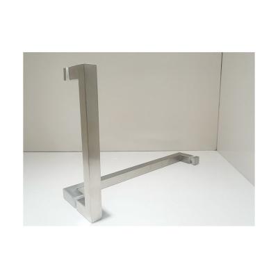 China Easy to install and durable Square Type Stainless Steel 304 Shower Room High Service Life Sliding Glass Door Handle for sale