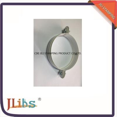 China White Galvanised Steel M7 Cast Iron Pipe Clamps With Riveted Nuts for sale