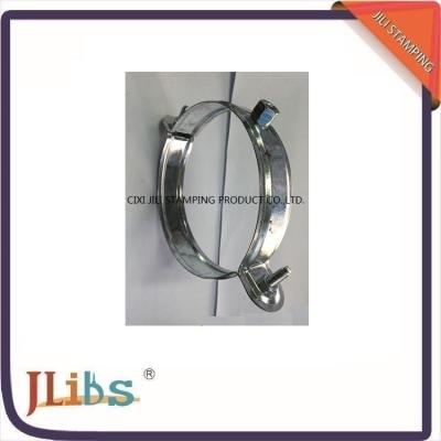 China Custom Standard Galvanised Steel Hanging Pipe Clamps 63mm - 315mm for sale