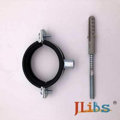 China Environmental Galvanized Pipe Clamps / Multicolor Pleated Exhaust Pipe Clamp for sale