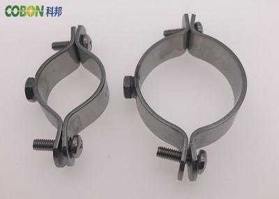 China Electro Zinc Plated Cast Iron Pipe Clamps With Hanger Bolt Stainless Steel for sale