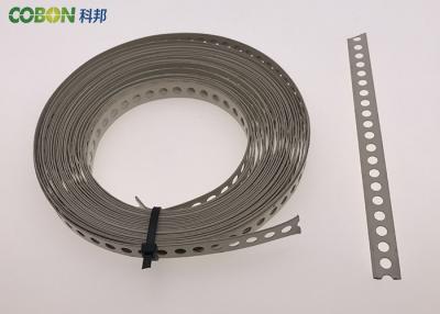 China Perforated Metal Fixing Band 10m Galvanized Steel With Color Powder Coated for sale