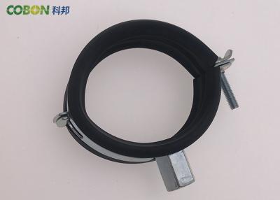 China Standard Rubber Pipe Clips Corrosion Resistance With Electro Zinc Plated Surface for sale