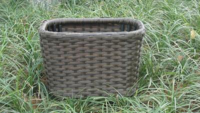 China Starke Plastikrattan-Magazine, Brown-Rattan-Speicher-Fall zu verkaufen