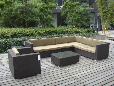 China 9pcs Meubilair Voor alle weersomstandigheden van het het meubilair het Rieten Terras van het tuinriet Te koop