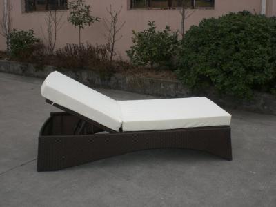 China Beständiger wasserdichter Rattan Sun-UVruhesessel für Poolside/Rasen zu verkaufen