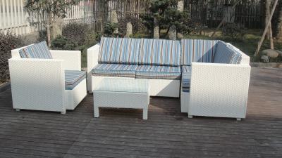 Chine ensemble extérieur de sofa de rotin du jardin 6pcs de meubles en osier sectionnels de sofa à vendre