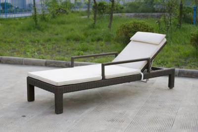 China Swimmingpool-Rattan Sun-Ruhesessel mit Allwetter- wasserdichtem Stock zu verkaufen