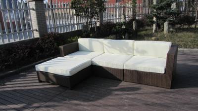 China Modernes Rattansofa im Freien, Stock-Schnittsofa-Ecken-Sofa zu verkaufen