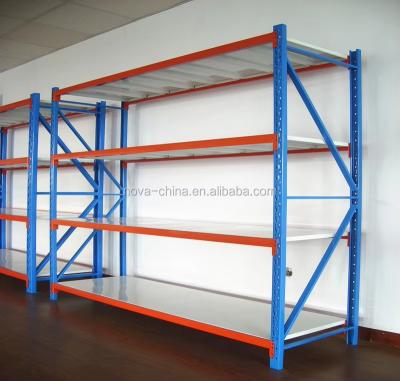 China Verpakkingsbedekking voor het opslaan van elektriciteit voor middelmatig gebruik Racking 3-5 niveaus Longspan Metal Medium Duty Shelf Te koop