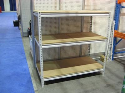 China Powder Coated  Rust Proof Rivet Boltless Shelving for Light Duty Application for sale