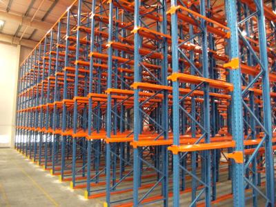 China Warehouse Anti Rust Q235 Steel FIFO Drive In Racks for sale