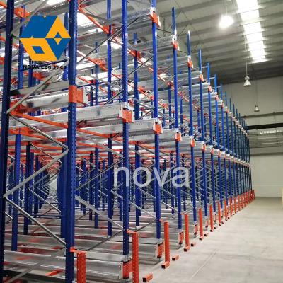 Cina Economico flessibile della navetta del magazzino del pallet di modi radiofonici resistenti dello scaffale 4 in vendita