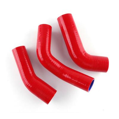 China UPPER SILICONE AND RED NYLON Silicone Radiator Hose SET For Toyota LandCruiser FJ40 FJ45 4.2 2F 80-84 for sale