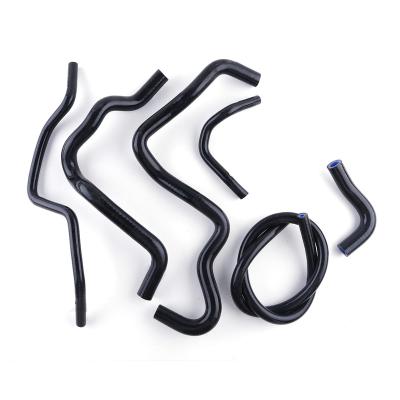 China Auto Radiator Silicone Hose Black For Honda Civic 2001-2005 D17 1.7L Silicone Radiator Hose Kit 02 03 for sale