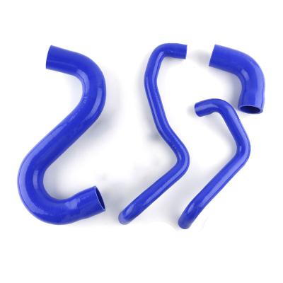 China NYLON UPPER AND BLUE SILICONE For Ford Mustang GT Silicone Radiator Hose Coolant Hose Kit 2015-2019 for sale