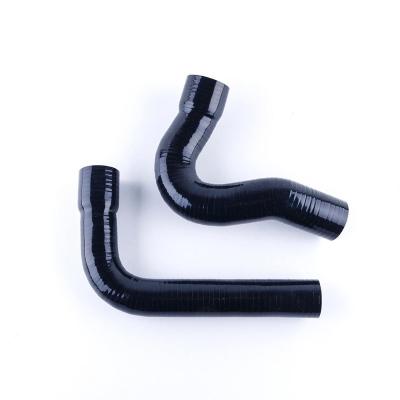 China UPPER SILICONE AND NYLON Black Coolant Hose Silicone Radiator Hose Kit For Mustang Falcon V8 67-70 for sale