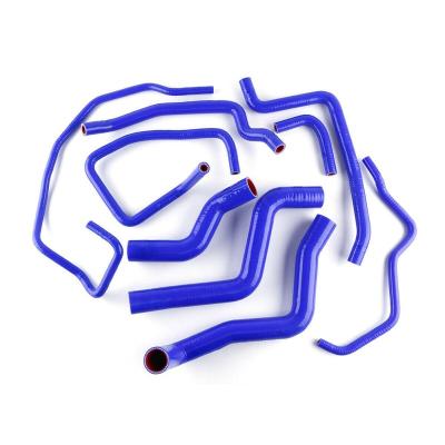 China Blue Silicone Auto Radiator Hose Silicone Radiator Coolant Heater Hose For Mazda RX8 RX-8 SE3P 13B-MSP Hose for sale