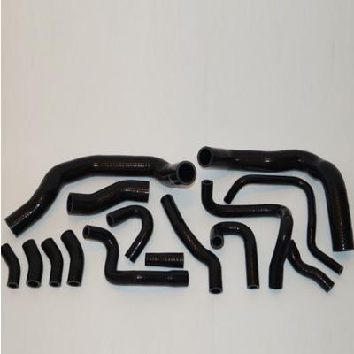 China NYLON 15 PCS BLACK SILICONE AND COOLANT UPPER Silicone Radiator Hose For Mini Cooper S R52 R53 01-06 for sale