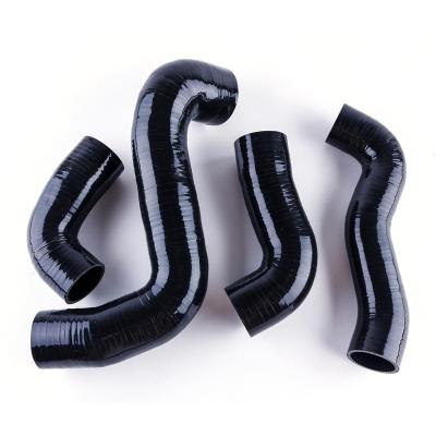 China TOP SILICONE AND NYLON Black Silicone Intercooler Turbo Boost Hose For Cooper S R56 for sale