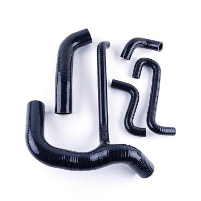 China Auto Radiator Silicone Hose Black For Land Rover Discovery 200TDi 2.5L Radiator Coolant Silicone Hose Tube Kit 1989-1994 for sale