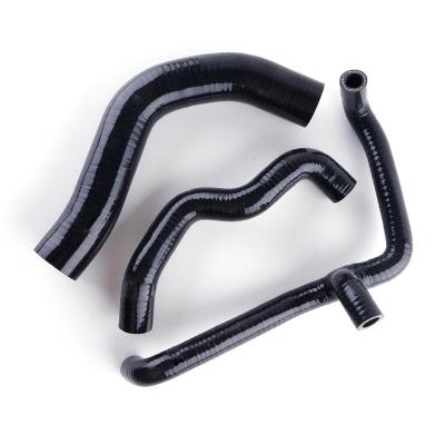 China Upper Silicone And Nylon Upper Radiator Coolant Hose 17127508010 For E65 E66 745Li 745i Silicone Water Cooling Hose Tube Kit Replacement Parts for sale