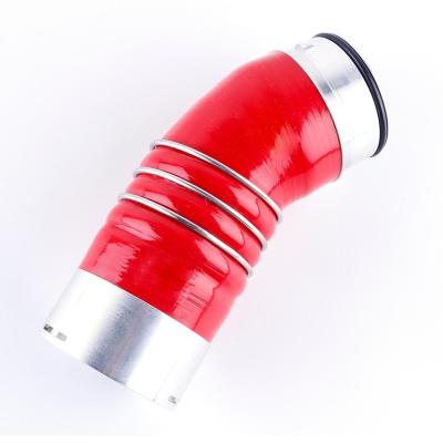 China UPPER SILICONE AND NYLON Red Silicone Hose Intercooler Coolant Boost Hose For 335D E90 E91 E92 E93 3 for sale