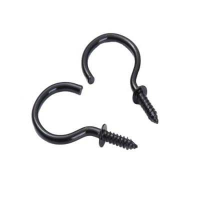 China Steel High Strength Cup Hooks With Safety  Heavy Duty Ceiling Outdoor Screw Q Hanger Hooks for sale